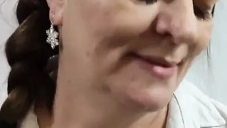 Yaşlı kadının amı alev alev